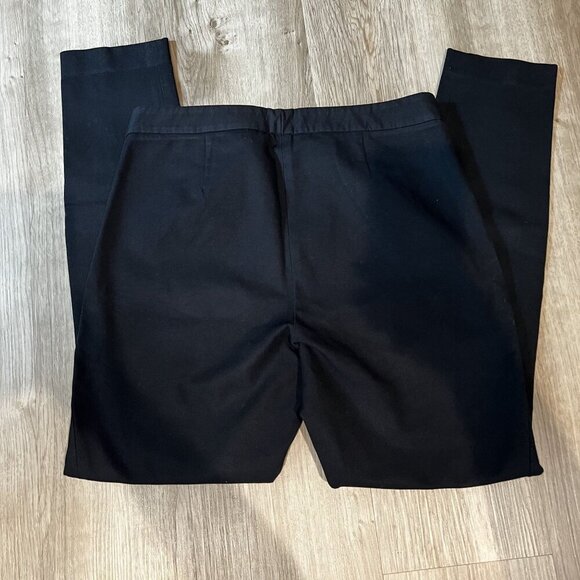Theory Womens Black Adalwen Jetty Pants Size 8 skinny leg - Picture 3 of 11